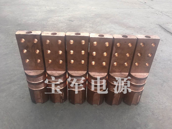 Electric arc furnace water and electricity cable head